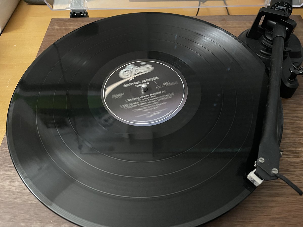 sabbathfans's tweet photo. #WeekendVinyl 6 - Thriller by @MichaelJackson.

You were a child of the 80's? No way you could not have been influenced by this in some way. Was an auto purchase in 2020 on vinyl. Used to irritate the guys at @3drealms playing title track too loud with lots of bass. 40 on Wed!! https://t.co/p0R2bIId9J