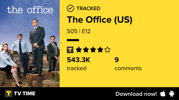 take_ila's tweet photo. I've just watched episode S05 | E12 of The Office (US)! https://t.co/6har8VQ8sm #tvtime https://t.co/Ro3kn1o2DA