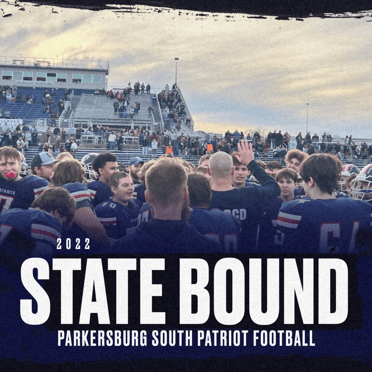 pshsathletics1's tweet photo. Congratulations to the Patriot Football Team defeating Hurricane 58-27! State Championship will be held on Saturday, December 3, 2022, at Wheeling Island vs Huntington, kickoff 12:00pm.
#PatriotProud
#gdtbap https://t.co/Xz3HKroxot