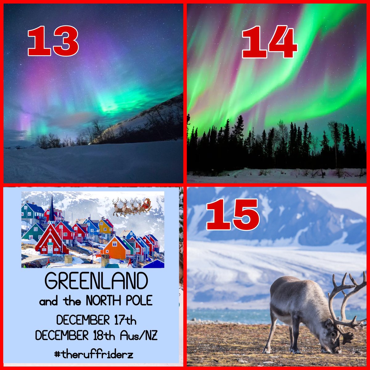 Here are your ride backgrounds to Greenland and the North Pole #theruffriderz @theruffriderz @CloudRiderz @LilRiderz2