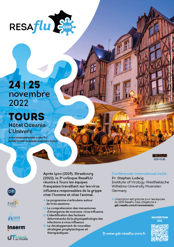 resaflu's tweet photo. The steering committee of  @resaflu organised its 3rd meeting at @villedetours, with the local support of @CEPR_Inf_Immun
Awesome communications from the french #influenza #research teams. 
We also had the priviledge to welcome and listen Pr. Stephan Ludwig @WWU_Muenster https://t.co/0IJMLd6vPC