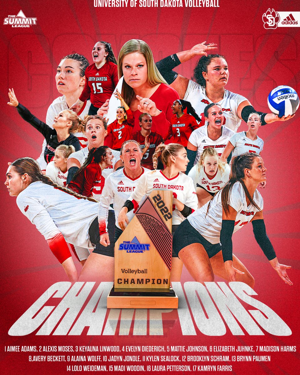 THE COYOTES ARE THE SUMMIT LEAGUE CHAMPIONS!!!!!!

#GoYotes x #WeAreSouthDakota 🐾