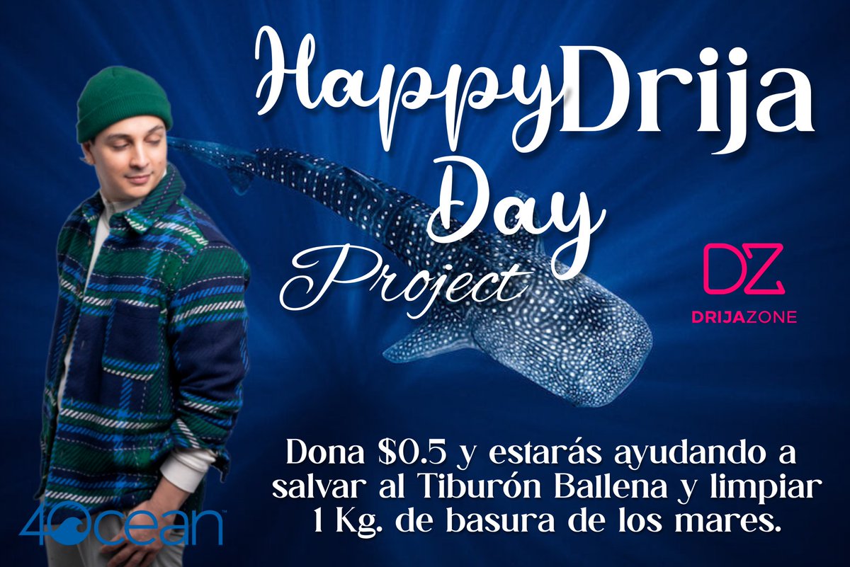 drijazone's tweet photo. 𝑯𝒂𝒑𝒑𝒚 𝑫𝑹𝑰𝑱𝑨 𝑫𝒂𝒚: 𝑷𝒓𝒐𝒋𝒆𝒄𝒕 🌊⛱️🐳

Cómo saben, #DRIJA cumple años el 16 de enero y para este año queremos donar a caridad en su nombre.💙

La organización @4ocean es famosa mundialmente por su trabajo en la recuperación y limpieza de mares y playas. 🌊⛱️ https://t.co/sdiK2Ubc8t