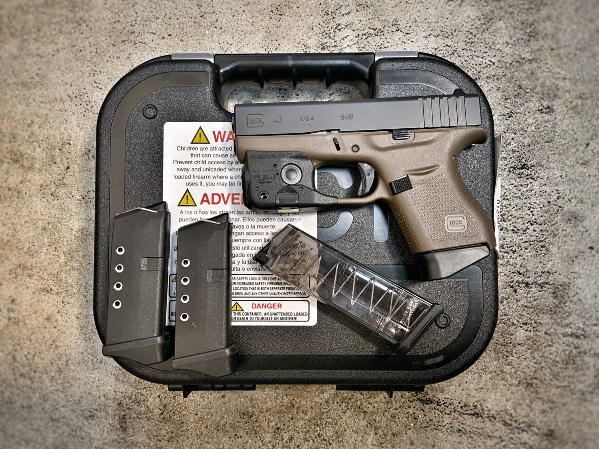BTBGUNS's tweet photo. Used Glock 43 FDE w/ TLR 6 available!
https://t.co/ws7EME2uvR
#btbguns #btbguns2 #BTB #2ndamendement #2A #pewpew #pewpewlife #gunlife #freedom #guns #personalprotection #donttreadonme #merica #gunshop #firearmphotography #gunart #Glock #43fde #9mm #ccw #TLR6 #preowned https://t.co/t8er3MJqNl
