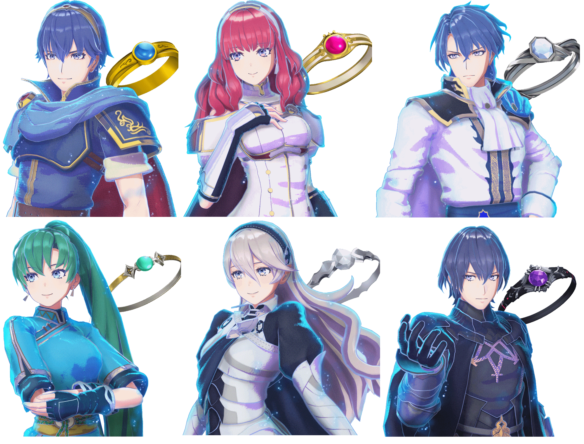 RPG Site on Twitter "Six of the twelve Emblem Ring characters have