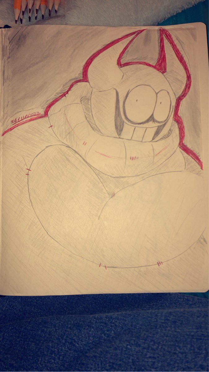 donatron9000's tweet photo. More fan art of Bob, went a bit ham with the scribbles but meh #spookymonth #bobvelseb #spookymonthfanart #fanart #srpelo #srpelospookymonth https://t.co/AEe7t2IZuU