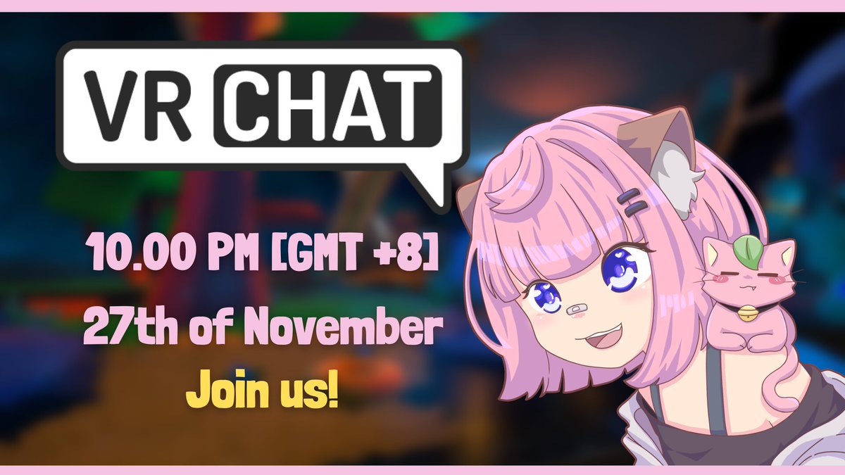 sakumochi_art's tweet photo. We will be having VRChat hang out later tonight~ hope to see you there~
https://t.co/8kVLAb58jw

#Vtubers #VRChat #VTuberUprising https://t.co/PRtMfACvnm