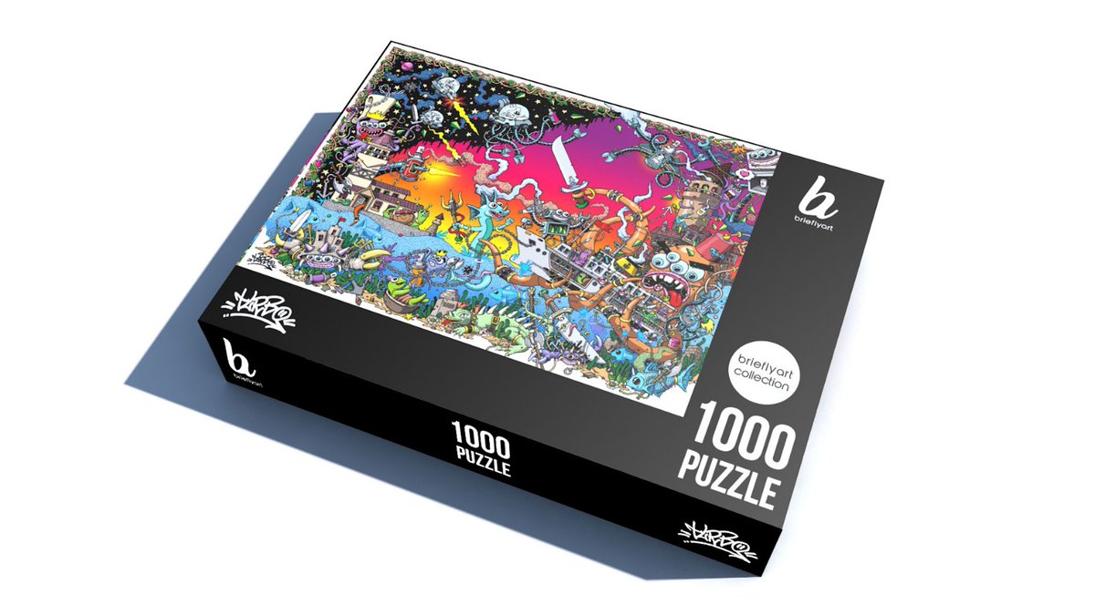 İstanbul isimli sergimde en çok dikkat çeken eserim "Ada  vapuru"nun 1000 parçalık puzzle'ı Brieflyart tarafından yapıldı. Almak isteyenler için link -&gt;
brieflyart.com/hemen-al/244/2…