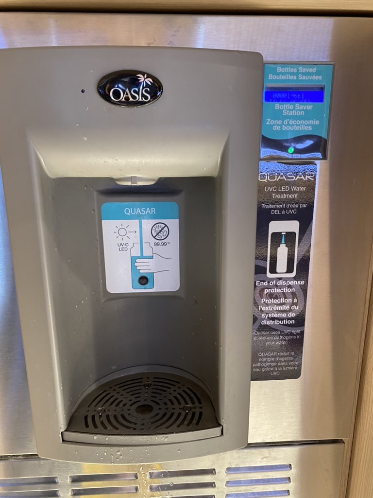 Pradeep Kakkattil (@pradeepkakkatt1) on Twitter photo Apart from being outrageously expensive bottled water adds to plastic waste polluting the world. Pleased to see a water refill station -even if one in 10 of 30m annual passengers <a href="/HIAQatar/">Hamad Int'l Airport</a> bought plastic bottles that’s 3m bottles! Good move- people were refilling their bottles! Apart from being outrageously expensive bottled water adds to plastic waste polluting the world. Pleased to see a water refill station -even if one in 10 of 30m annual passengers <a href="/HIAQatar/">Hamad Int'l Airport</a> bought plastic bottles that’s 3m bottles! Good move- people were refilling their bottles!
