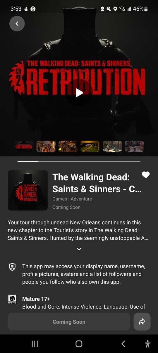 falconsfanbeast's tweet photo. @WalkingDeadVR 5 more days Till Chapter 2 is out!🔥🔥🔥🔥 #TheWalkingDead #twd2 #chapter2 https://t.co/Ubn0HNfWGD