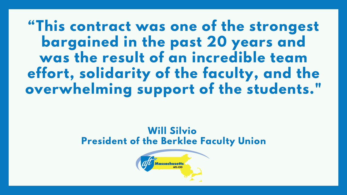 Berklee Faculty Union Members are Stronger Together shar.es/afjuBq <a href="/AFTHigherEd/">AFT Higher Ed</a> <a href="/BerkleeAFT/">Berklee AFT</a>