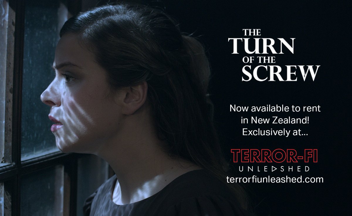 The Turn of the Screw is now available on digital in NZ at
terrorfiunleashed.com

Watch and stream via the website or stream from mobile on the ScreenPlus App - logging in via the Terror-Fi Unleashed icon.

You can download the ScreenPlus App from the  website or your App Store