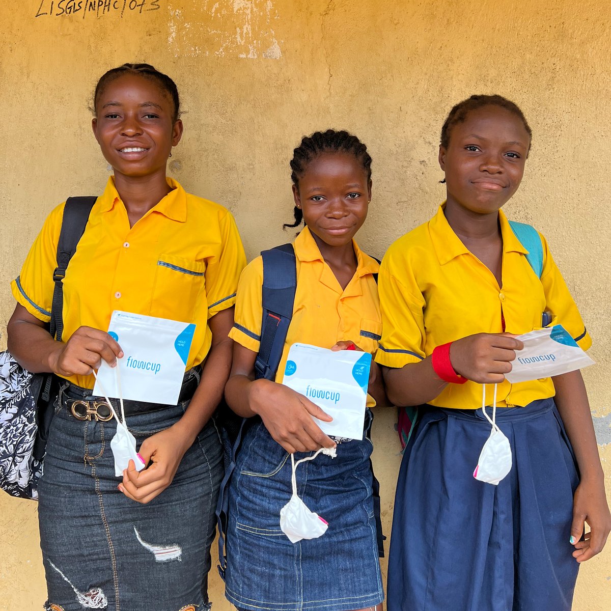 thecovaproject's tweet photo. Nothing better than the cheeky smiles of young women who've just giggled through 2 hours of menstrual health training that will boost their confidence for life! 🧡 https://t.co/Oj3pPJwHL4