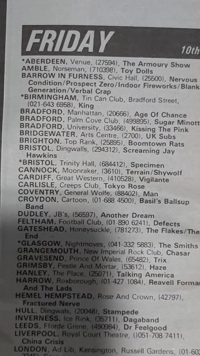 AyeHobos's tweet photo. Just got a copy of Sounds Magazine from 11th June 1983. Here's some highlights https://t.co/iPHRa3wlZE