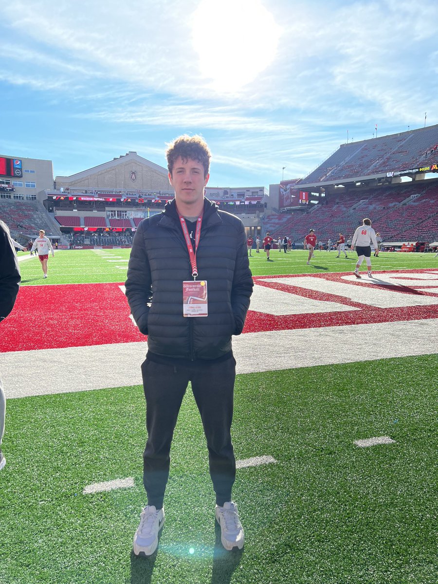 Had a great time down in Madison for the badger game! Thanks <a href="/Coach_B_Lewis/">Billy Lewis</a> for the gameday invite!
<a href="/Maker_Football/">Maker_Football</a> <a href="/BadgerFootball/">Wisconsin Football</a>