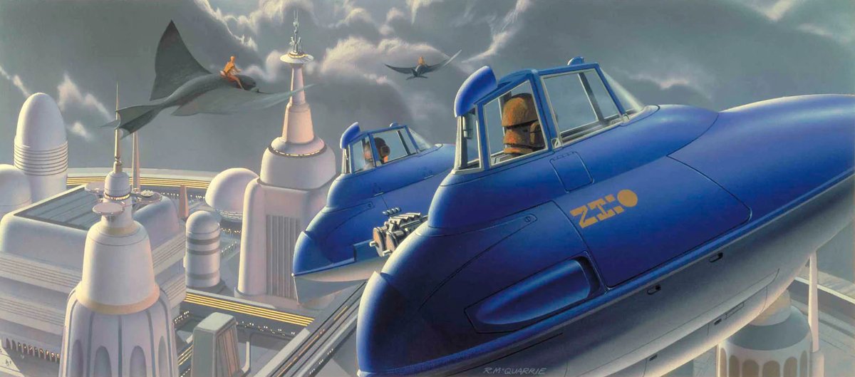 conceptartsw's tweet photo. Star Wars: The Empire Strikes Back concept art by Ralph McQuarrie https://t.co/dWqgahAxgK