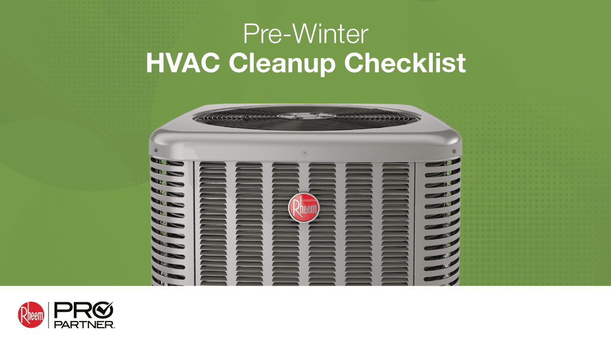 Don’t get caught in the cold. Make sure you’re prepared this winter with our seasonal #HVAC cleanup checklist. 

Contact us to schedule your winter maintenance check today!