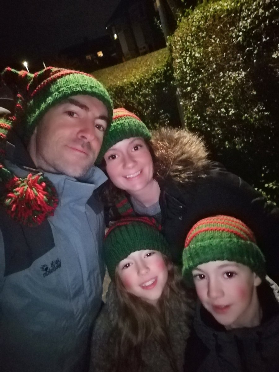 Getting elf ready for the village Christmas lights switch on.