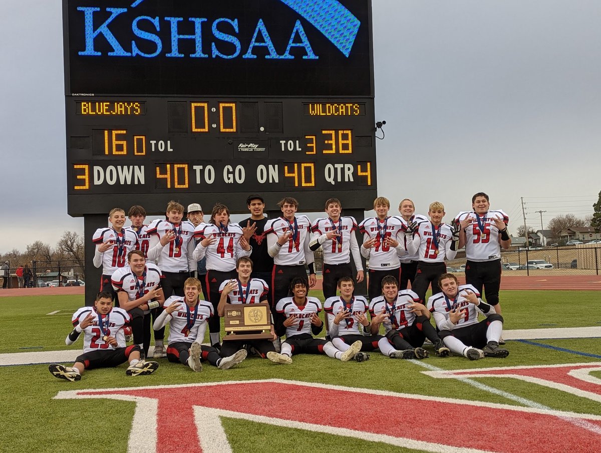 IngridRicke's tweet photo. State Champion Cunningham Wildcats!! https://t.co/tyEINYcVVL