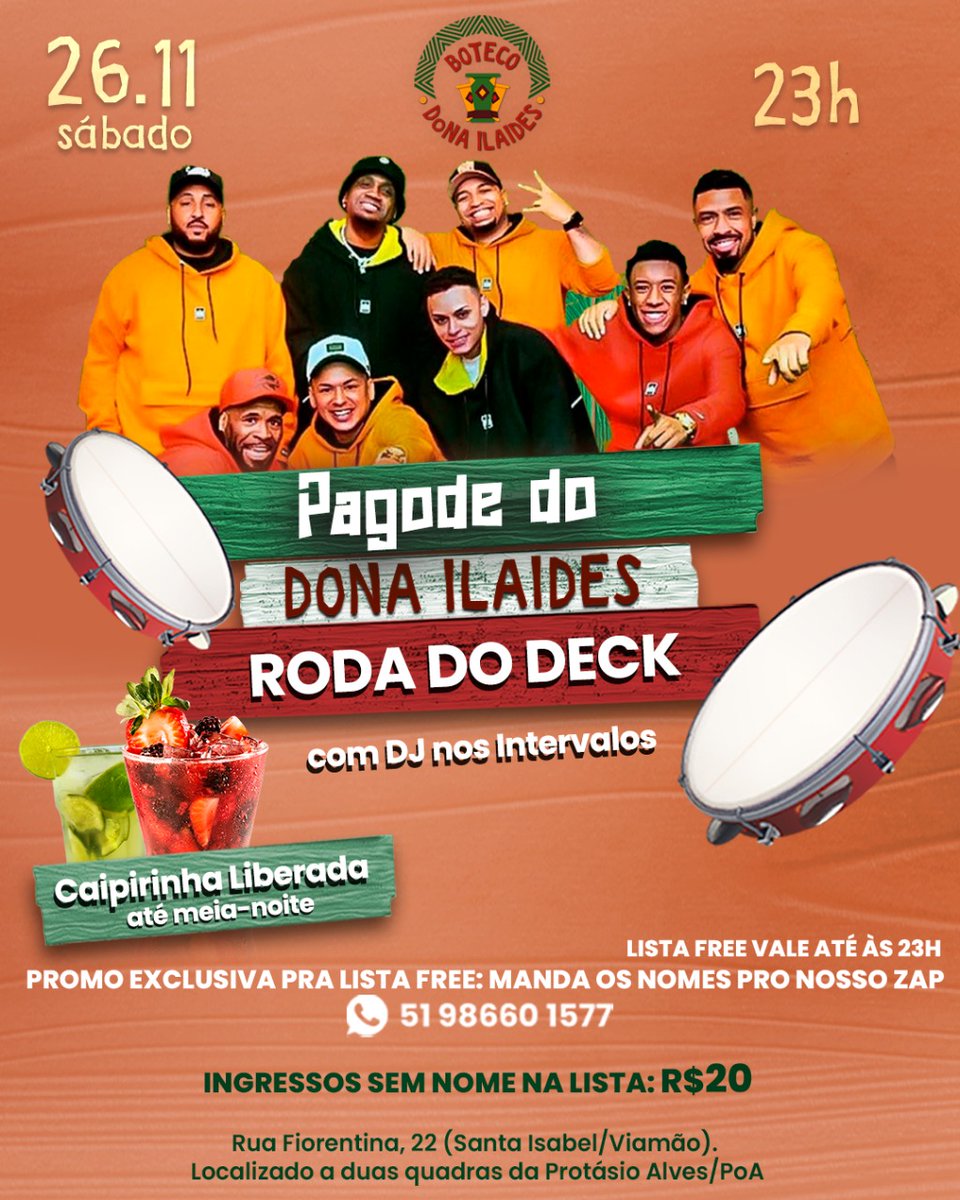 DonaIlaides's tweet photo. Logo mais tem super roda de samba aqui em casa! Chama os amigos e vem 🥁
#vemproboteco https://t.co/UkObyz2hAE