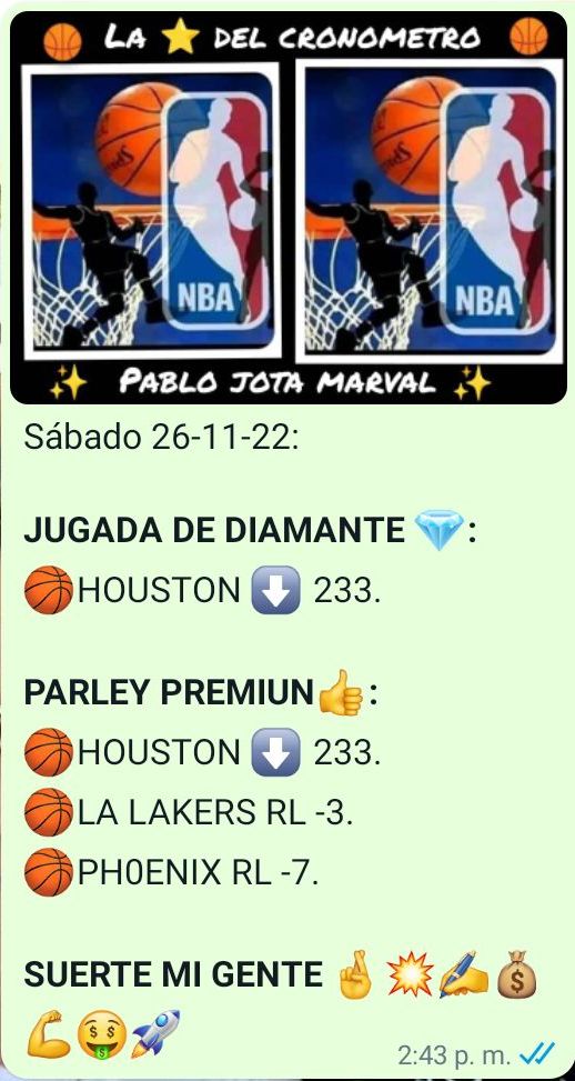 PabloJota27's tweet photo. ((( #VAMOSALIGAR ))) Hoy #SABADODECONSEGUIR Con Full Mente Positiva, Siendo Las 2 Primeras Jugadas Las De Mayor Peso Y La 3era Jugada Es La Opcional, Vamos A Ver Si Apoyan Con Un ♥️🔄 Que Es GRATIS "VENTE PARLEY VIEJA" #HUELEAPARLEY https://t.co/S0CJ8o91x7