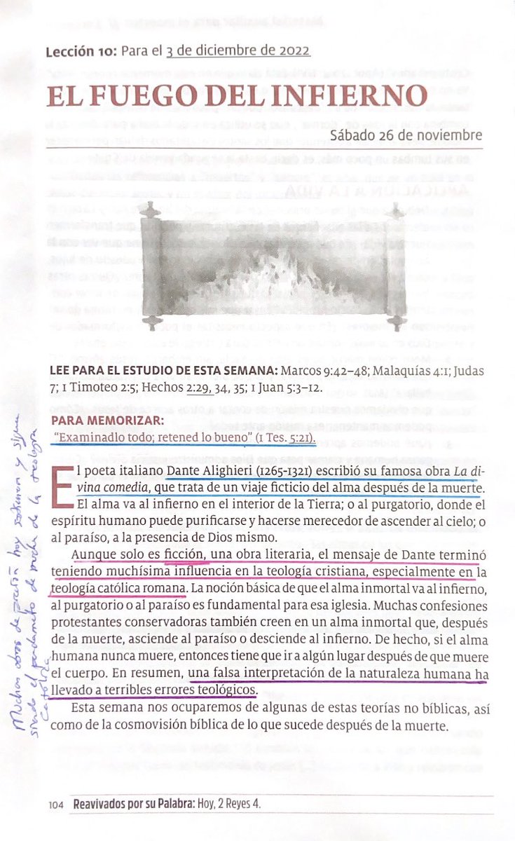 🚨Estudia tu #LES🚨
Durante esta semana estudiaremos la Lección 10 📜 sobre “EL FUEGO DEL INFIERNO” 🔥

🤩Mira el repaso de #DiálogoAbierto  👉🏻🔗 youtu.be/fHLfTz0s_JQ 

¡Feliz Semana! 🙌🏻
.
. 
.
<a href="/walteralana/">Walter Alana</a> @BRYauri <a href="/iasd/">Adventistas Brasil</a> <a href="/adventistas/">Jovenes Adventistas</a>