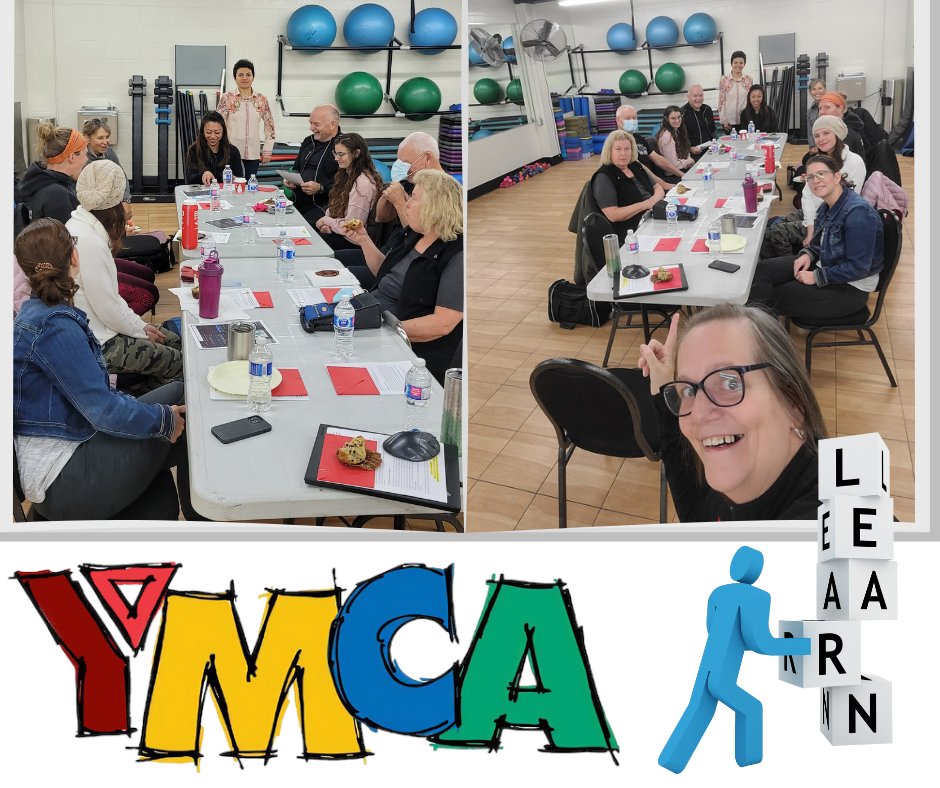 The YMCA is honoured by dedicated instructors who choose to keep learning and building together. Thank you for igniting change and sparking conversations. #volunteers #fitness #instructors #ymcayxe