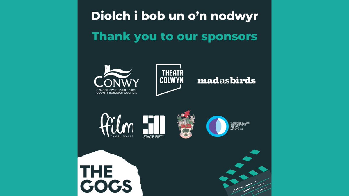 Three cheers to the films, filmmakers and audience who made our night so special and thank you to our funders, sponsors and supporters who made the festival possible!
@StageFifty @BayofColwyn @FfilmCymruWales @ConwyArtsTrust @MadasBirdsFilms @celynjones