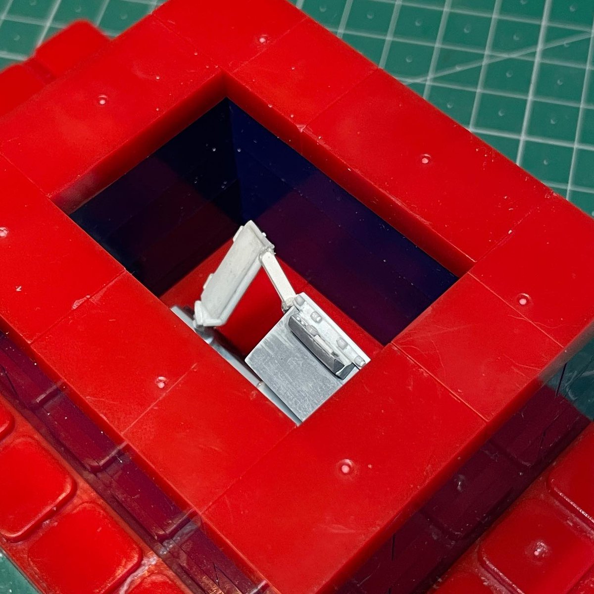 Beyondthetable's tweet photo. Another kit ready to be cast in silicone.  It’s the turret conversion kit. Though it likely won’t hit the shop until next year now.
.
.

#warhammercommunity #warhammer40k #warmongers #scratchbuild 
#scratchbuilt #lemanrussbattletank #lemanruss #kitbash #scalemodel #scalemodeltank https://t.co/TbKntODixL