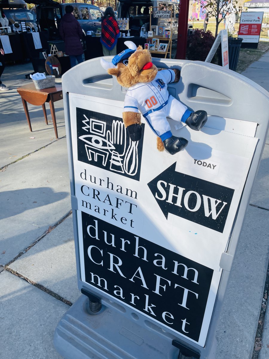 DurhamDowntown's tweet photo. It's Small Business Saturday here in Durham and we're out Supporting Local Artisans at the Durham Craft Market.
🛍️
Oh! And Wool E. will now be joining in our Durham Downtown community stories.

-------
#bestofdurham #shopdurhamnc #shoplocaldurham #durhamartisans #bullcity #durham https://t.co/SMAuFZwO89
