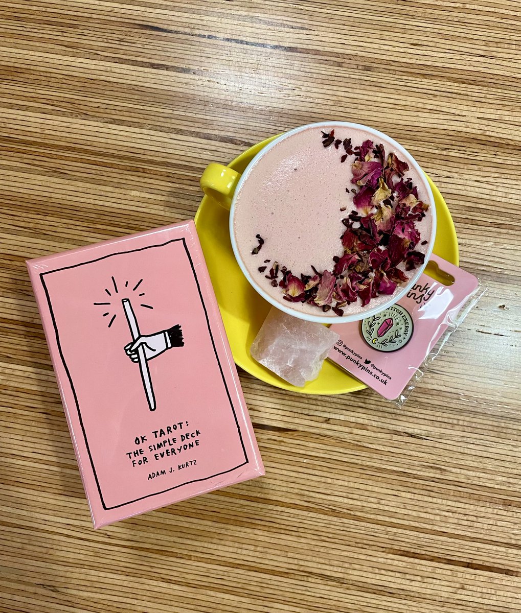 We announced our *NEW* rose latte today during #SmallBusinessSaturday! Come in and sip while you start your holiday shopping 🌹🌹
