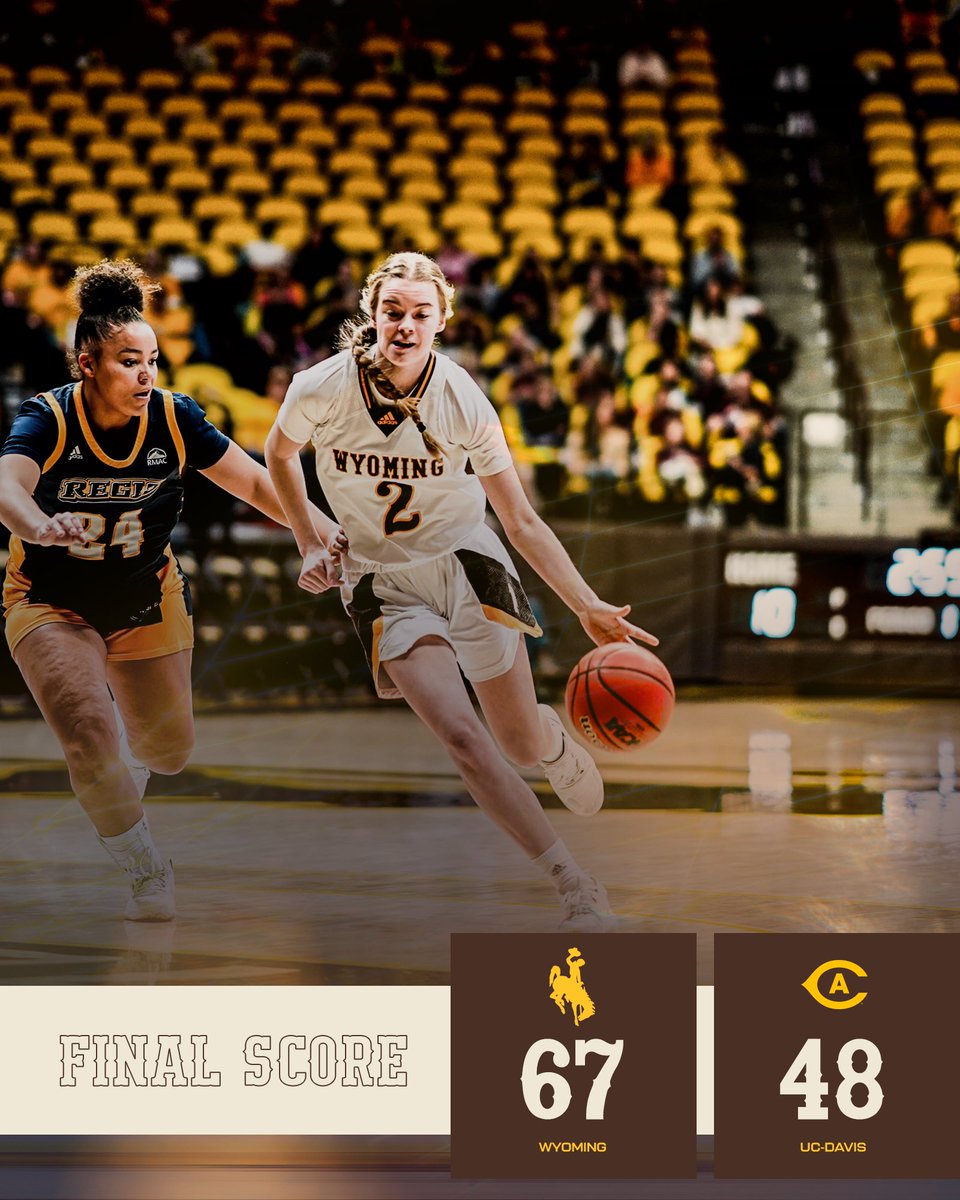 Took care of business 😤🏀

#OneWyoming #GoWyo