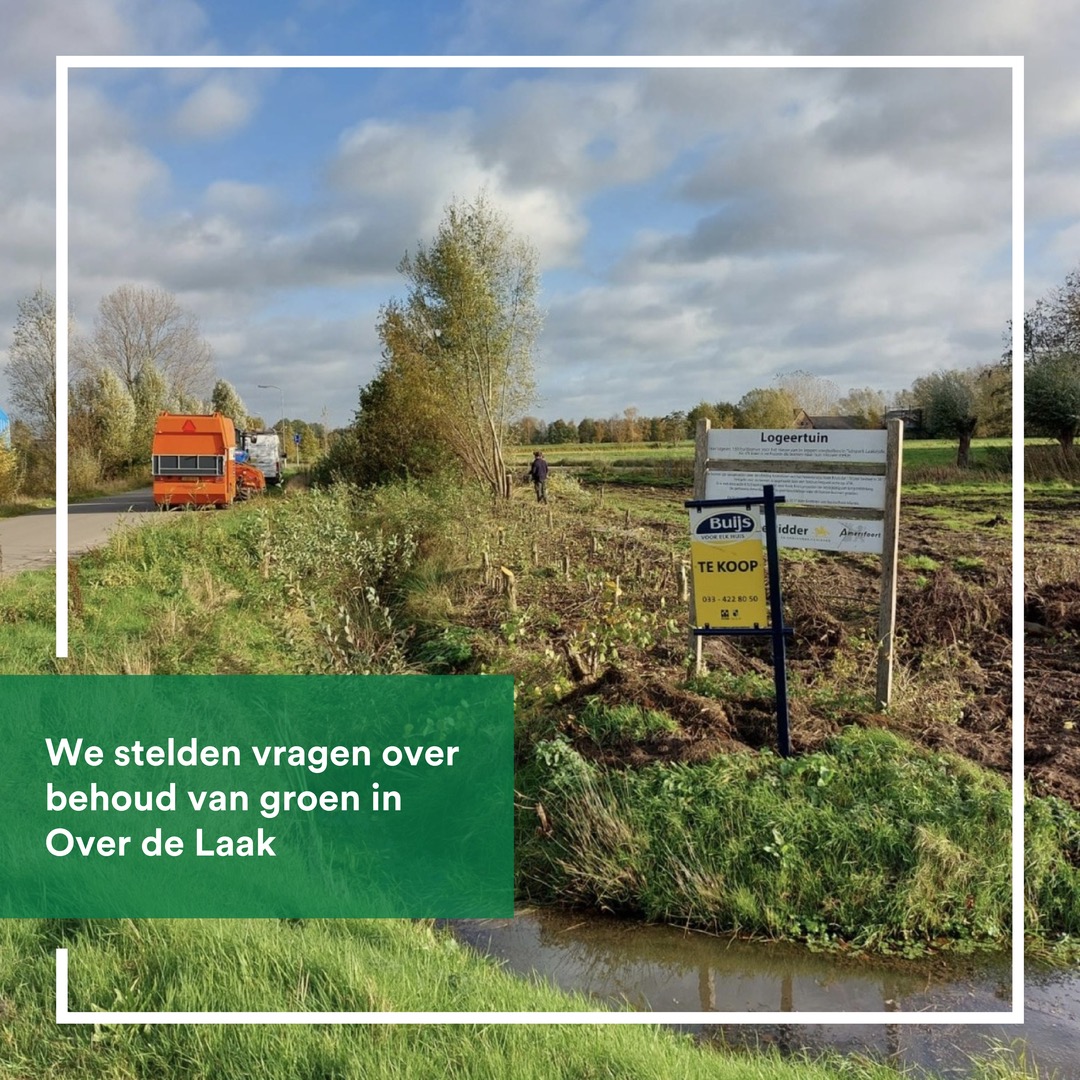 Zonde! 80 tot 125 bomen in Over de Laak worden gekapt.🌳De kavels waarop ze staan worden verkocht. Met de opbrengst wordt een groen-recreatief gebied ingericht. Hoe kan het dat nu toch weer zoveel bomen gekapt worden? 
Raadslid @NatanjaTweet stelde vragen:
amersfoort.notubiz.nl/document/12094…