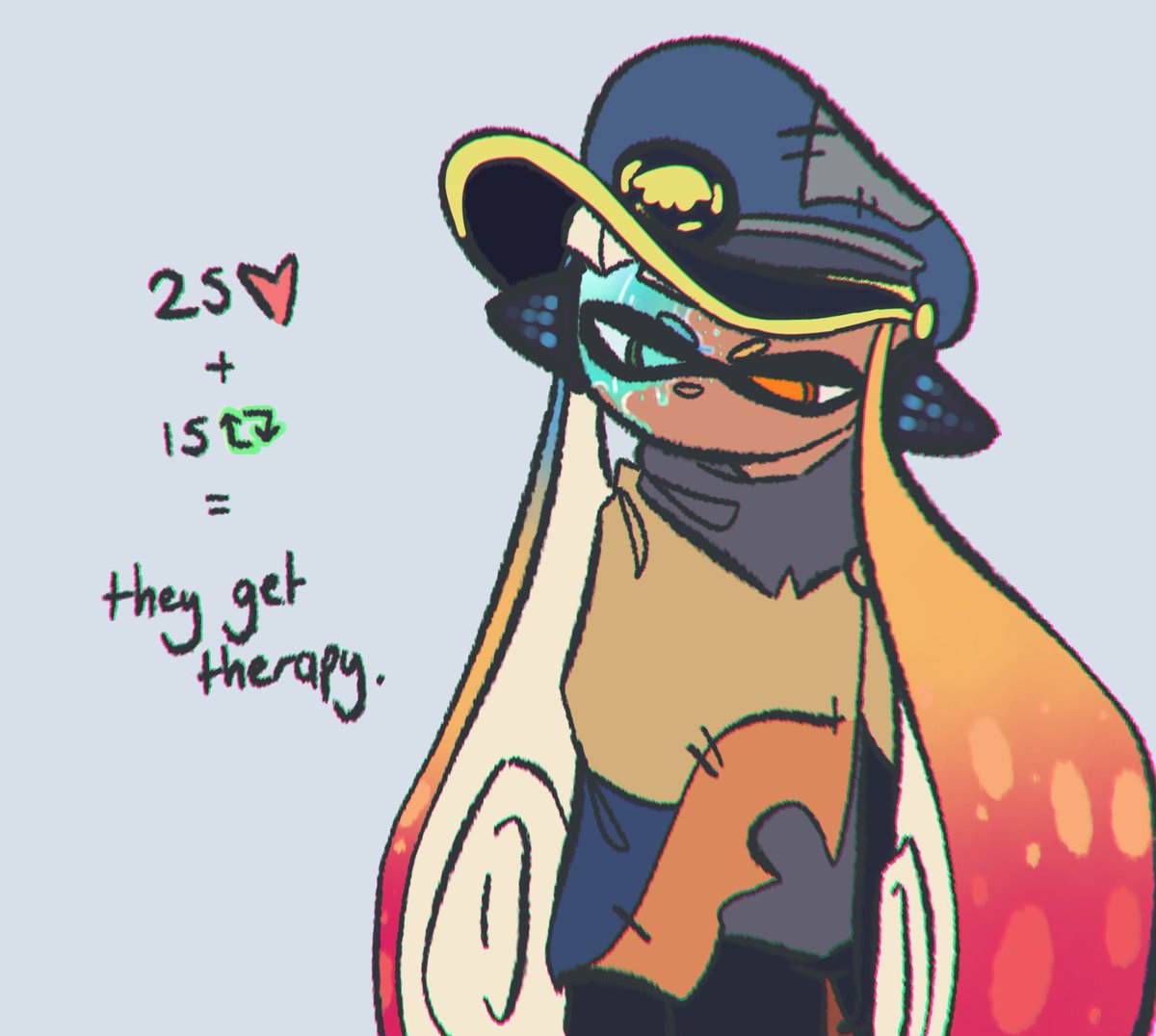 boxofoxberry's tweet photo. cmon guys they need it // #splatoon #agent3 #captain3 https://t.co/xAa3Rt8kHe