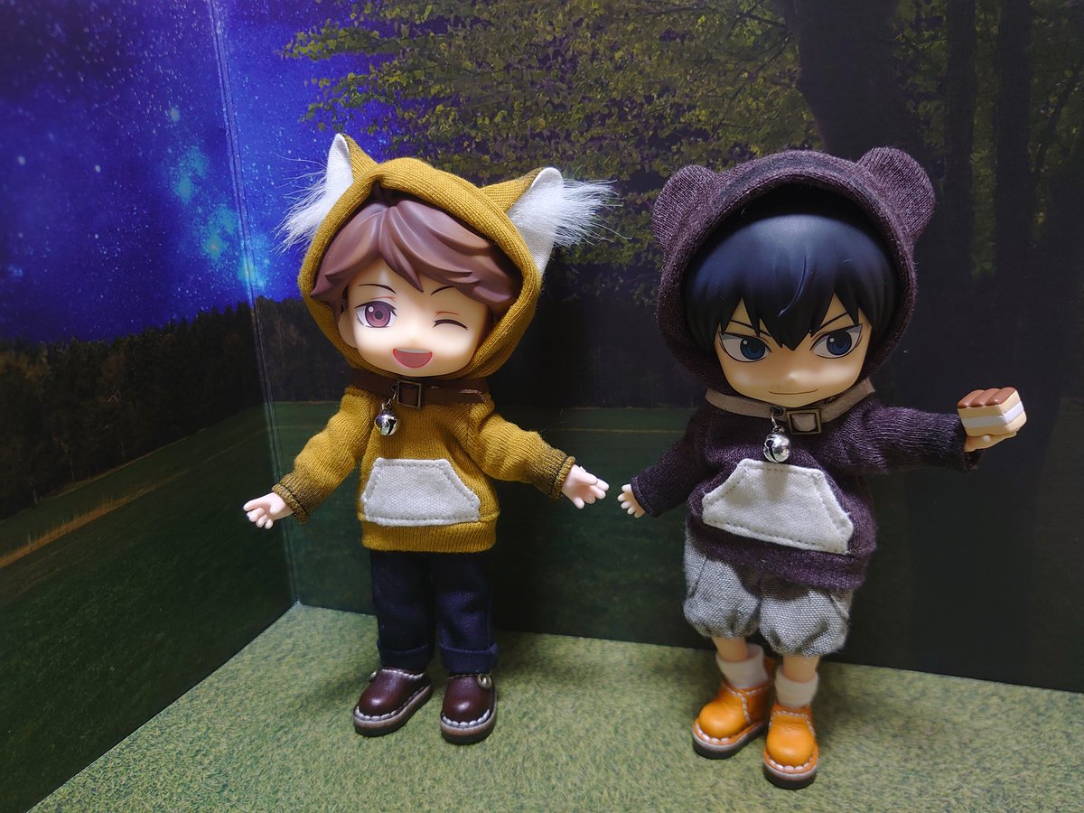 Der Mondさん<a href="/dermond02/">𝘿𝙚𝙧 𝙈𝙤𝙣𝙙</a> でとってもかわいいお洋服をお迎えしましたー！！
TLに流れてきた瞬間に欲しいと思った服を無事にお迎えできて幸せです！
キツネさんもたぬきちゃんもかわいすぎます！
ありがとうございました！！
とびおちゃんは靴下あるなし両方かわいい…

#うらとも服