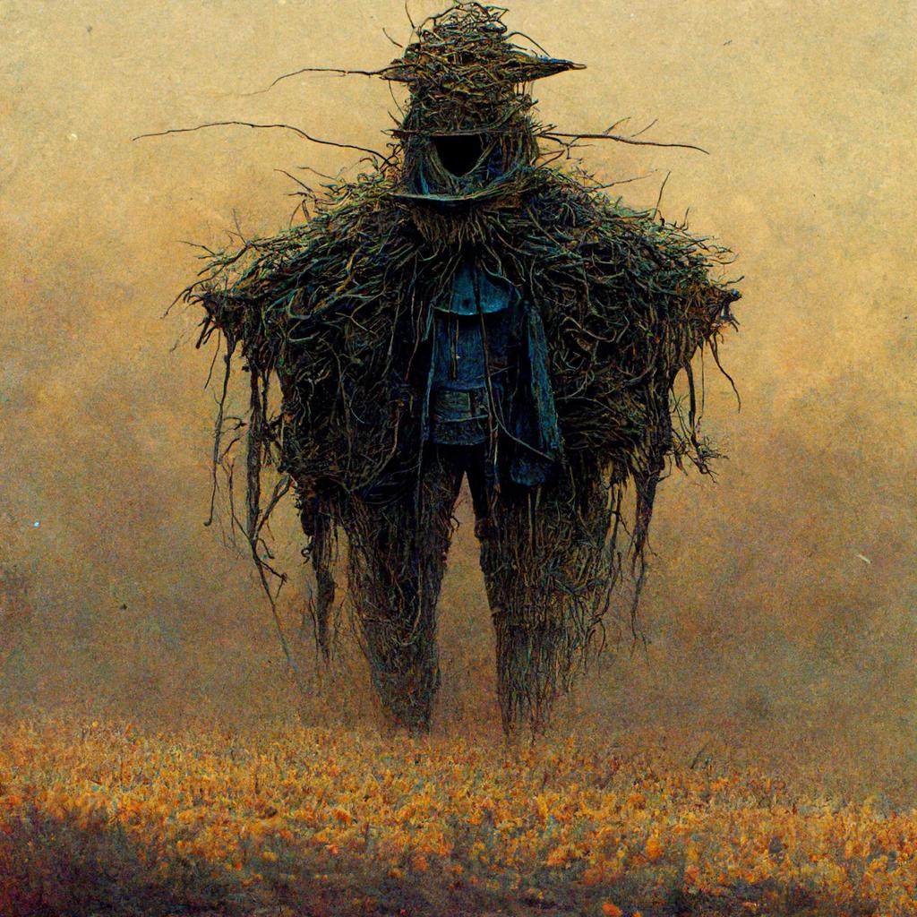 vermisluminium's tweet photo. I was walking through the tall grass, when I saw a scarecrow up ahead. It was surreal and dystopian, and I knew I had...
#aiart #beksinski #midjourney #lovecraft #horrorart #digitalart #digitalartwork https://t.co/Bfy65t2VG4