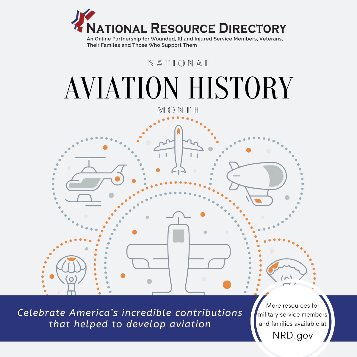 Aviation History Month in November celebrates and remembers all the contributions men and women have made to the field of aviation and its development. 

#AviationHistoryMonth also celebrates the future direction of the aviation industry. Learn more at ✈️ bit.ly/3U57CAz