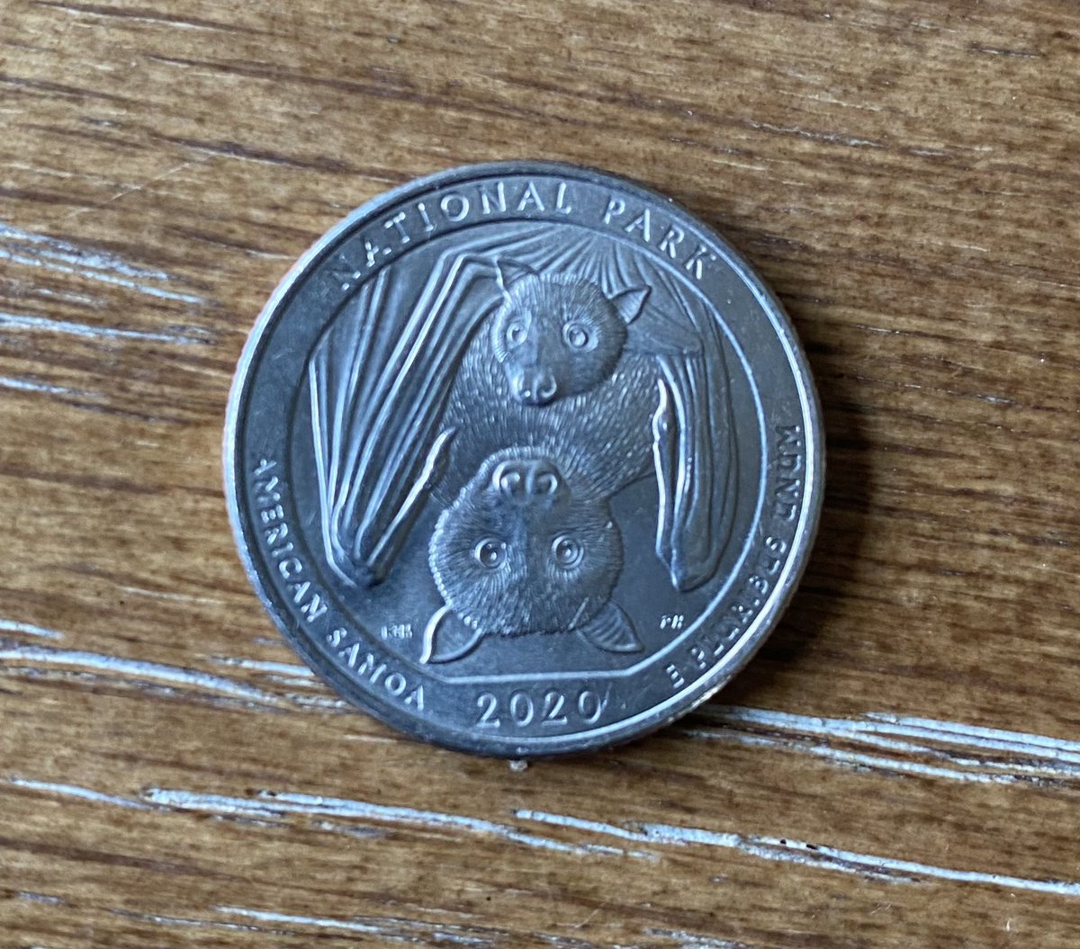 And our leadership says corona virus was just random.. cite the bat quarter minted in 2020… just random huh ? 🤔