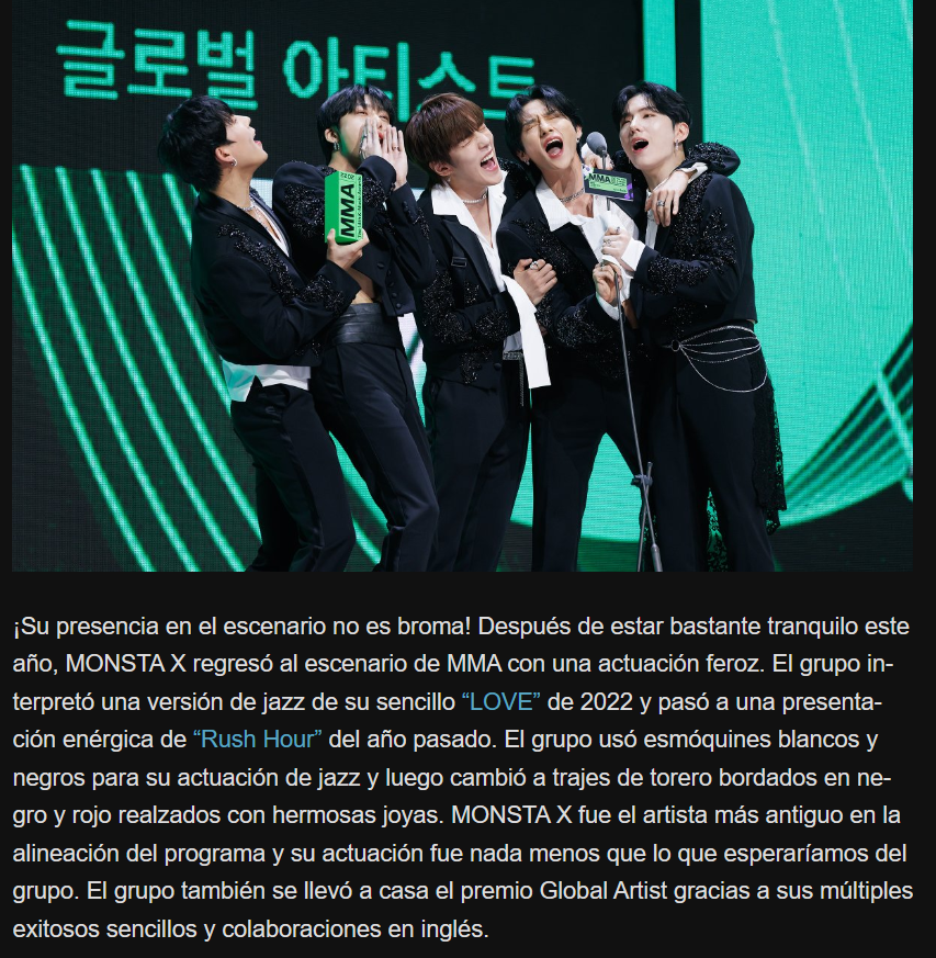 CaluLjh's tweet photo. #MonstaXIsTheBest
#MMA
#FOREVERWITHMONSTAX
#MONSTAXatMMA
yesss y bien merecido lo tienen mis kings ❤️❤️❤️❤️🔥🔥🔥✨✨✨ https://t.co/lAEdGqYysg