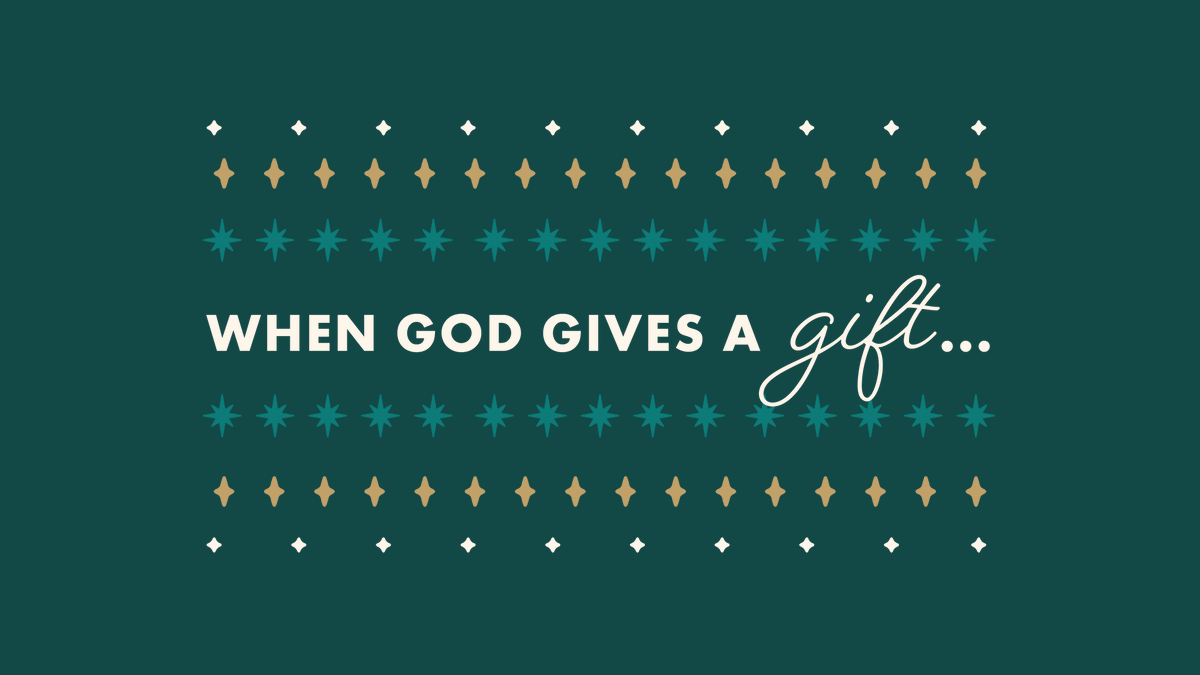 We hope you'll join us tomorrow as we begin our Advent series "When God Gives a Gift..." 

Find service details at christpres.org.
