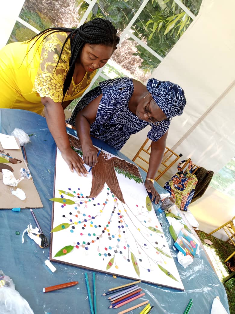 Arts in Peace was a workshop attended by #WARDA in Yaounde to promote Peace and security.