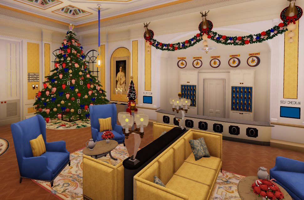 Windsier Hotel Christmas... Coming whenever I get round to adding the decorations in... 🎅🎄🫖