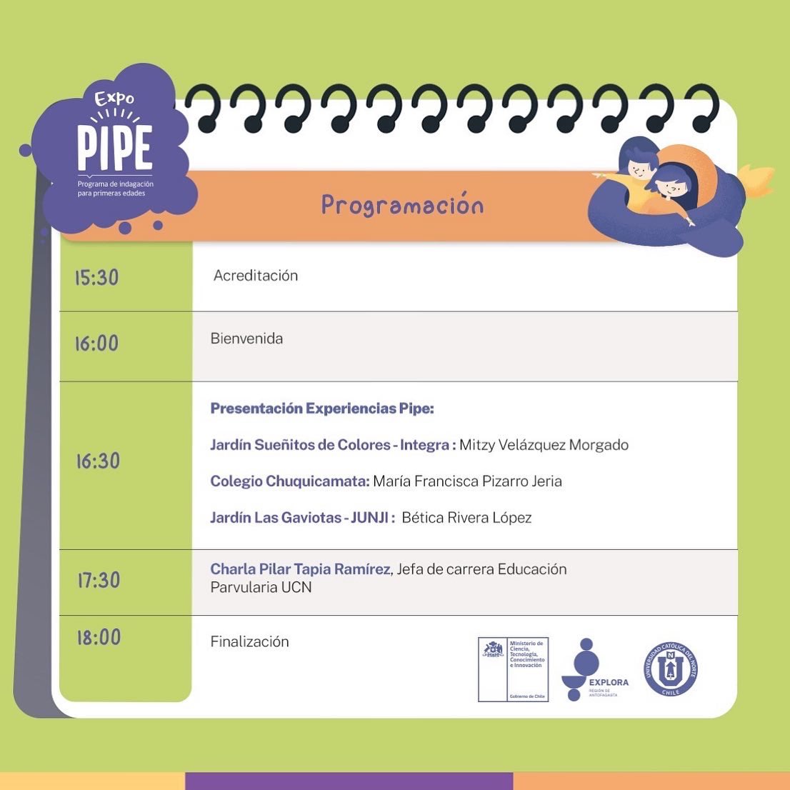 explora_antofa's tweet photo. #PIPE | El próximo miércoles 30, realizaremos la esperaba Expo PIPE 🤩, donde las educadoras que han participado con nosotros durante el 2022, contarán sus experiencias en aula. https://t.co/vGMPOLmkYl