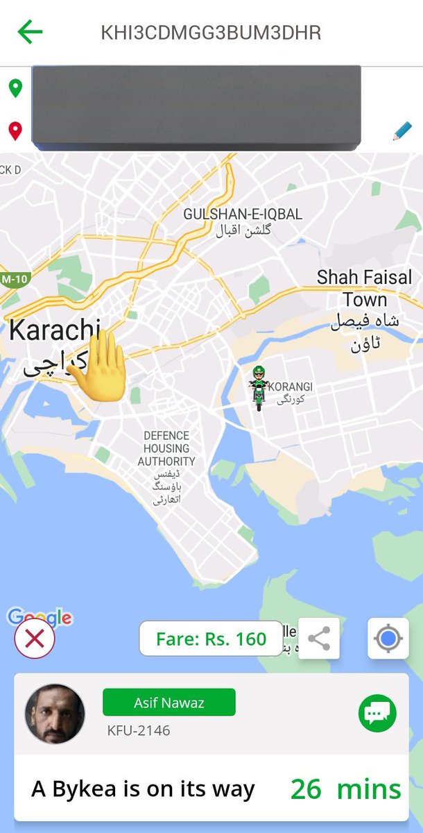 haseemuzzaman's tweet photo. 🚨 Harassment &amp; Doxxing 🧵

On Thursday, I booked a @bykeapk ride. It got canceled twice &amp; was consequently shifted to a third #Bykea rider / captain (Asif Nawaz), who, when I called, said the ride got accepted "by mistake" &amp; told me to cancel. I refused, knowing (1/🧵) https://t.co/sdMpTd6Tjg