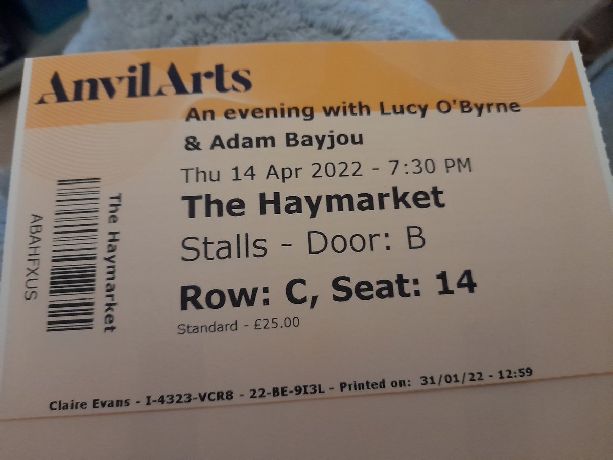 Claire 🦊 💙 (@clfoxy1) on Twitter photo It finally happened...
Lovely evening at the Haymarket - <a href="/AdamBayjou/">Adam Bayjou</a> was in fine voice ( as always ! ) and <a href="/LucyOByrne1/">Lucy O'Byrne</a> sounded exquisite ( & looked beautiful )
Home now with my dressing gown on but so worth venturing out on a damp dark night
Here's to the next show It finally happened...
Lovely evening at the Haymarket - <a href="/AdamBayjou/">Adam Bayjou</a> was in fine voice ( as always ! ) and <a href="/LucyOByrne1/">Lucy O'Byrne</a> sounded exquisite ( & looked beautiful )
Home now with my dressing gown on but so worth venturing out on a damp dark night
Here's to the next show