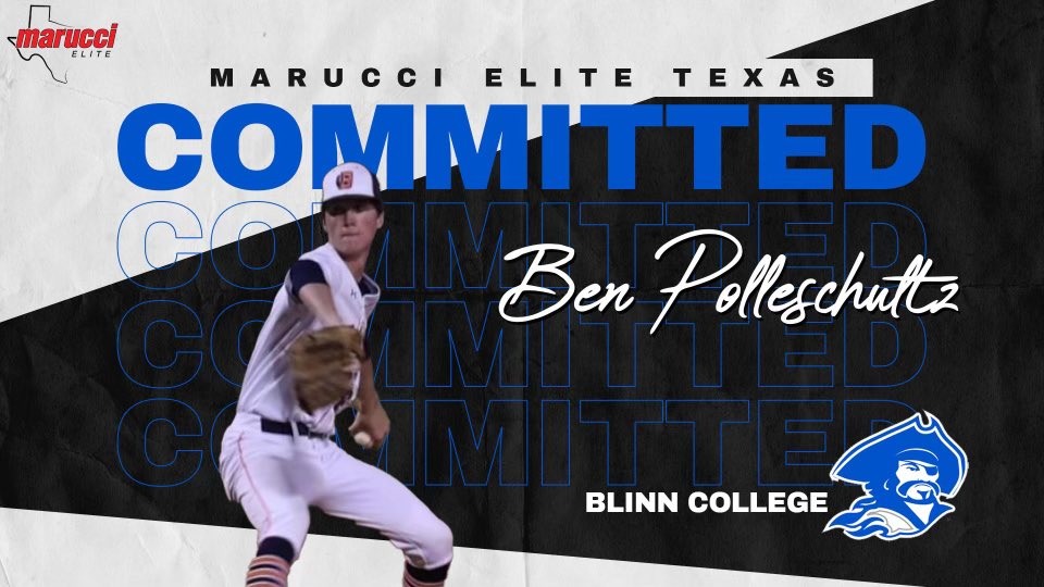 I am excited to announce my commitment to Blinn college. I want to thank God, Family, Friends and my coaches for helping me reach the point I am at today. Excited for my future as a Buccaneer. @CoachWeaver12 @Jmkirk17Kirk @MarucciEliteTX