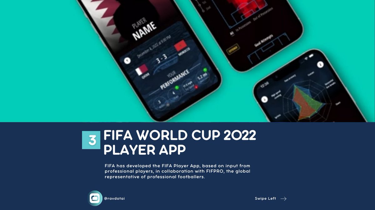 ravdotai's tweet photo. Technologies used in FIFA world cup 2022
#qatarairways #qatarinsta #playstation #qatarinstagram #coupedumonde #soccerworldcup #qatarlife #realmadrid #fifapack #fifatrading #weekendleague #fifasquad #divisionrivals #eafifa #roadto #mondial #fifapacks #nature https://t.co/ZvgoeLpp8C