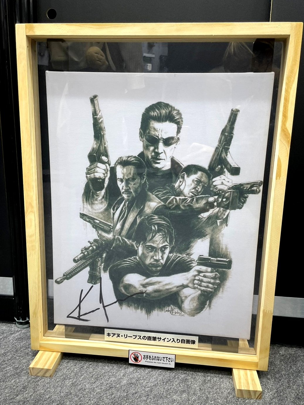 セール中…キアヌ・リーブス直筆サイン入り2Lサイズ写真… 三組ミミミ on X: 