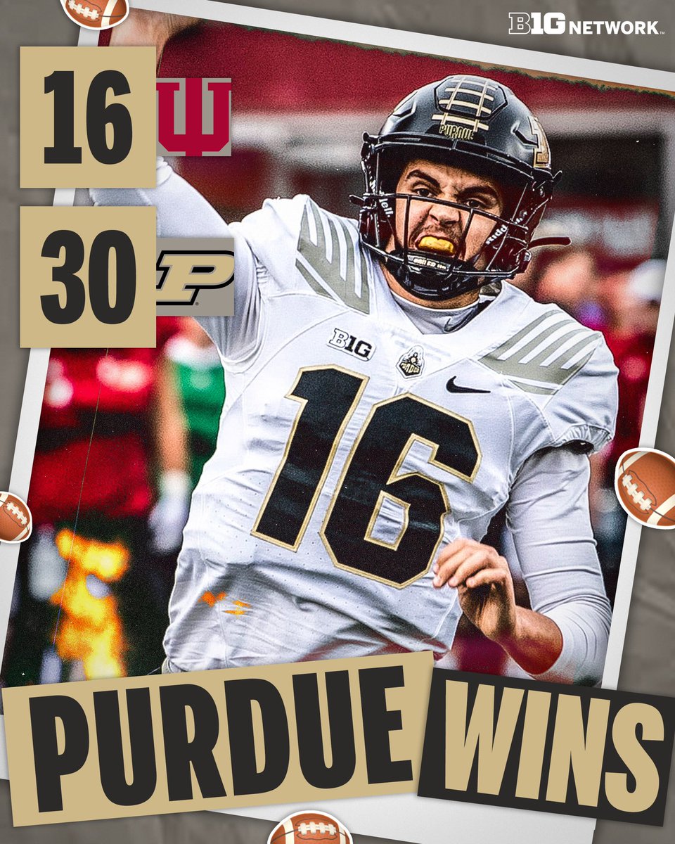 PurdueOnBTN's tweet photo. .@BoilerFootball wins its first Big Ten West title, and will face No. 3 Michigan in the B1G title game. 🔥 https://t.co/4SVWvv9Z1Q