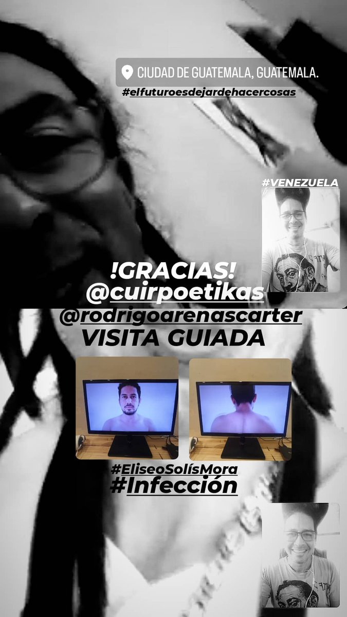 eliseosolismora's tweet image. #EliseoSolísMora 
#Infección
Lunes 30 noviembre 2020
Upata, Venezuela 
#Videoperformance 
16:9 
1'00"
~
📍Obra seleccionada:
#6toFestivalCuiPoetikas  #elfuturoesdejardehacercosas
@cuirpoetikas
#CiudaddeGuatemala
24~26 nov. 2022